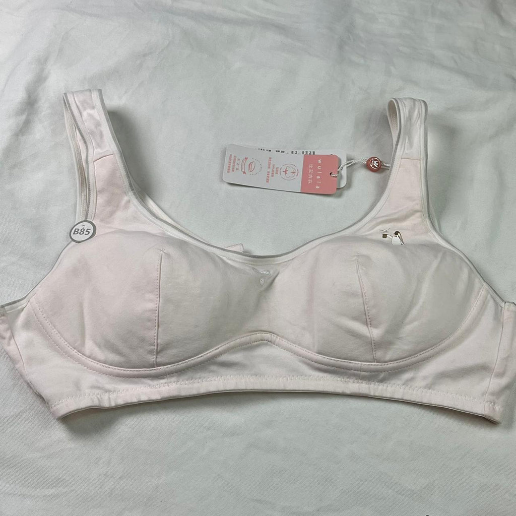 Women's Soft Fabric Comfort Bra with Removable Cups – Flexible Stretch Fit