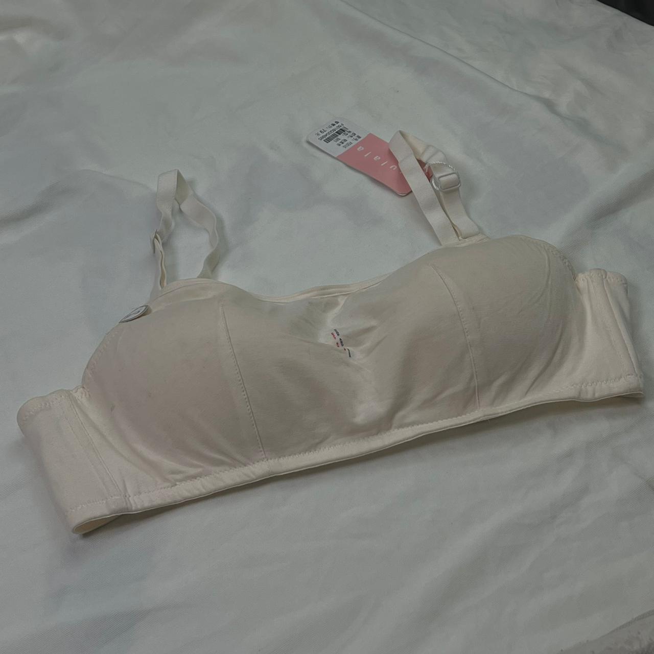 Nude Comfort Bra – Soft Fixed Padding, Wire-Free, Hook Closure, Adjustable Straps