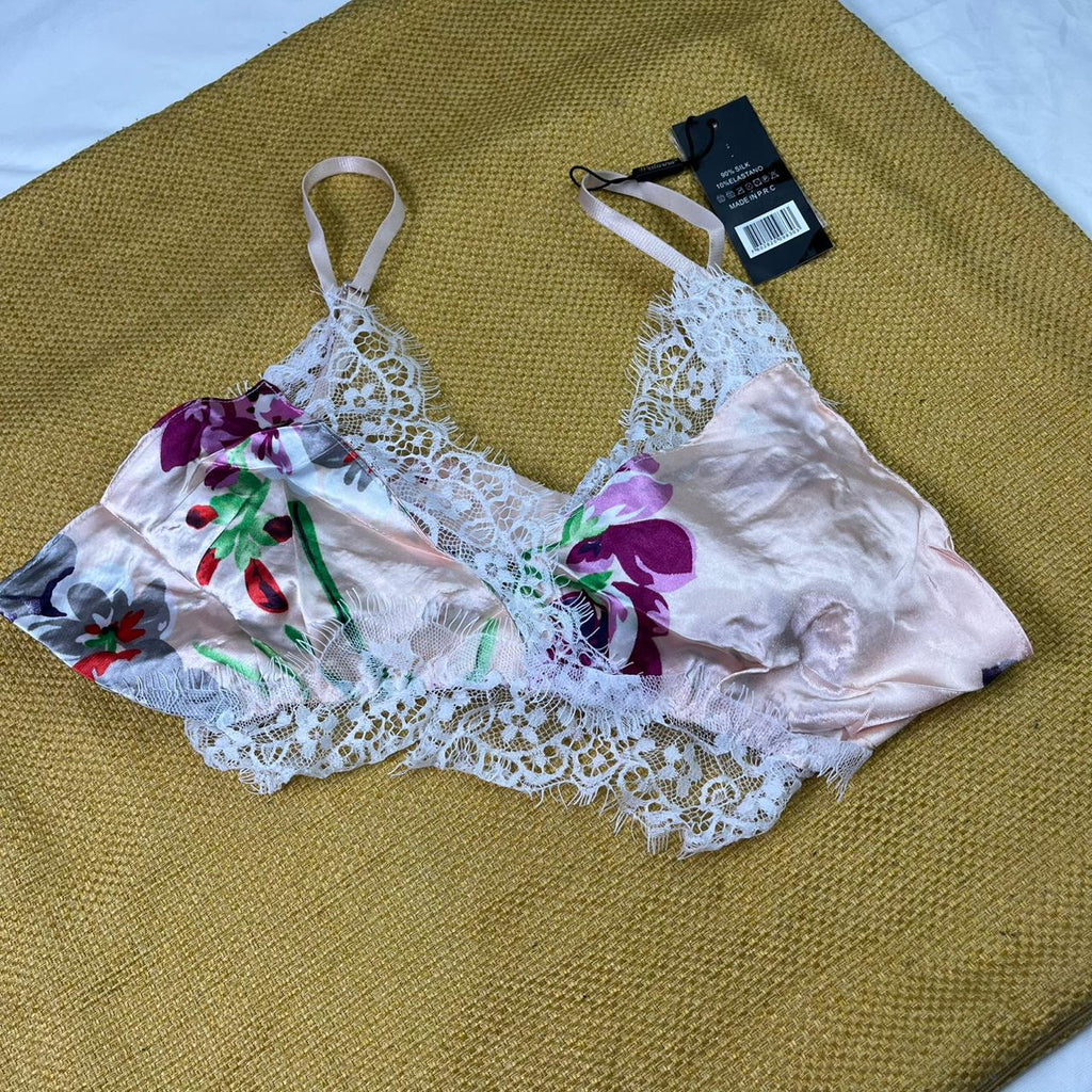 Floral Silky Flexible Bra Set – Soft Padded, Adjustable Straps, Breathable Comfort | Posheeda Libaas