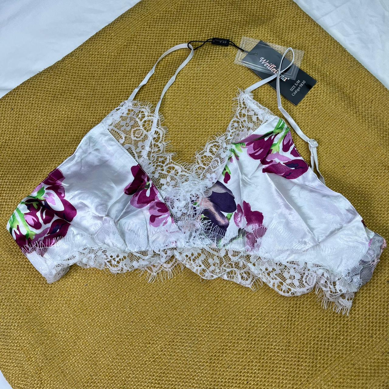 Floral Silky Flexible Bra Set – Soft Padded, Adjustable Straps, Breathable Comfort | Posheeda Libaas