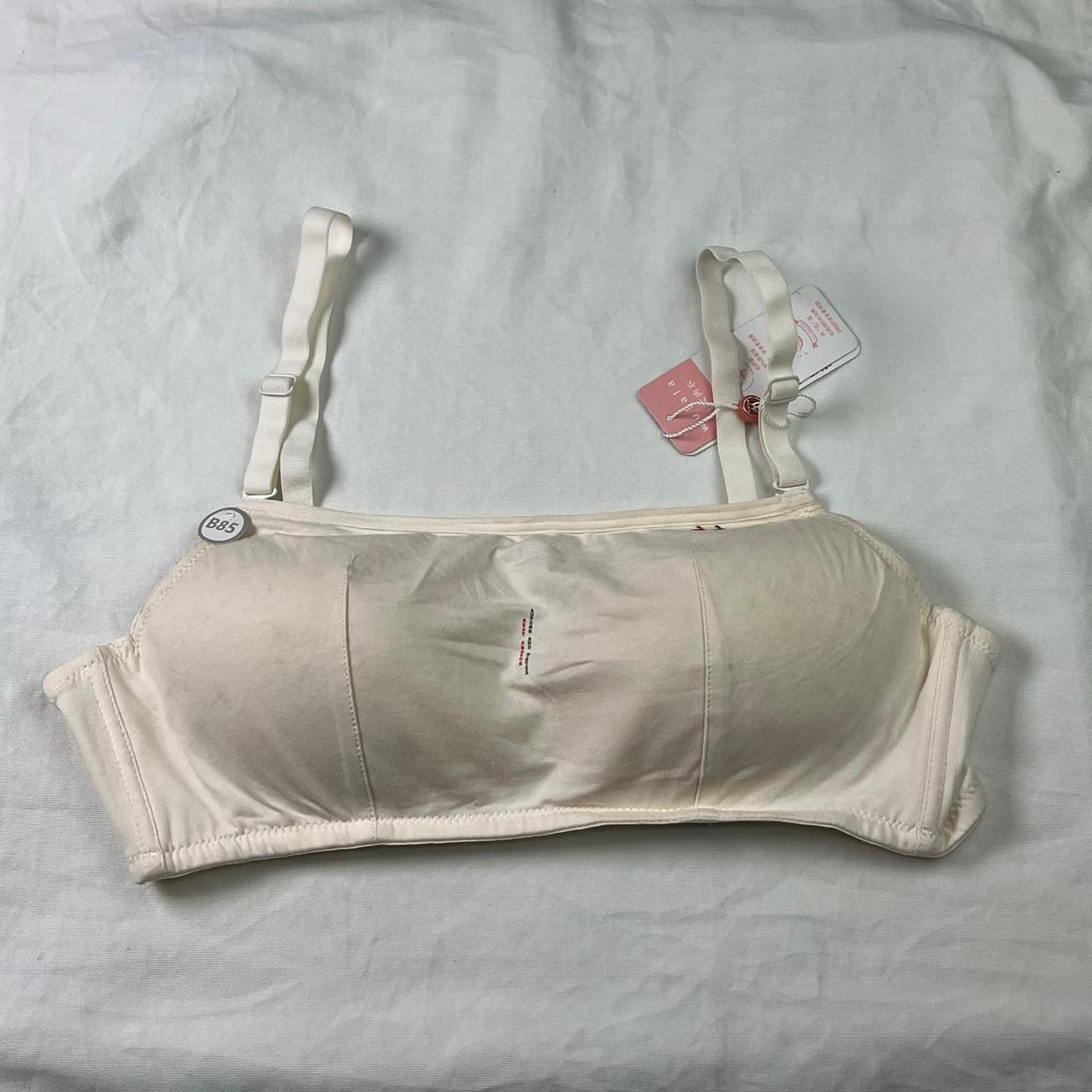 Nude Comfort Bra – Soft Fixed Padding, Wire-Free, Hook Closure, Adjustable Straps